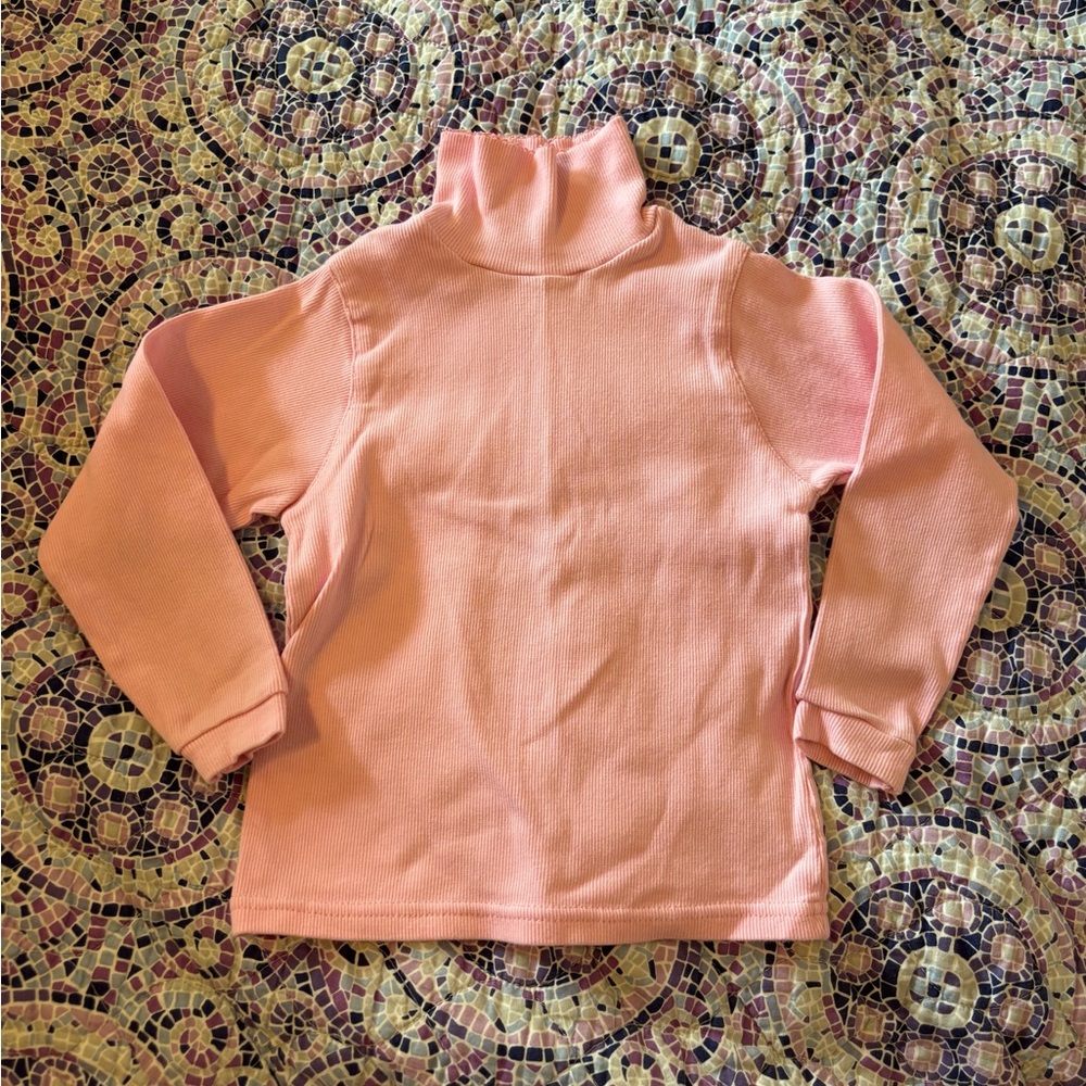 Vintage Y2K Carter's Soft Pink Turtleneck Sweater